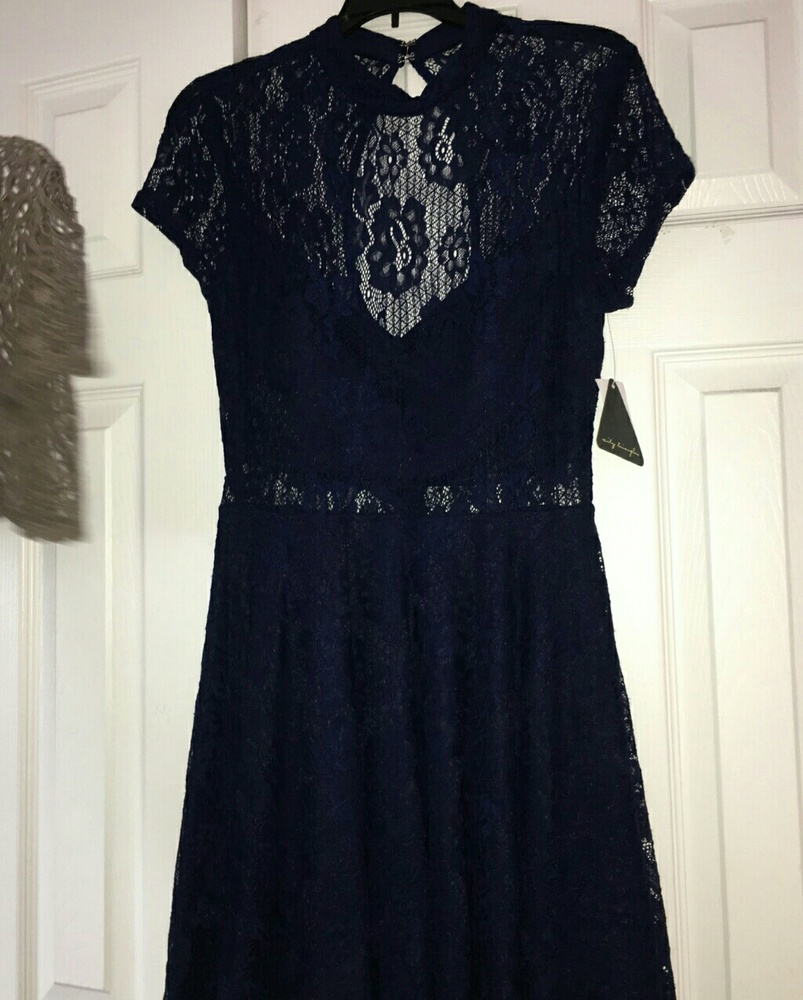Navy blue dreas